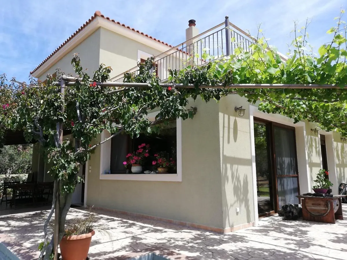 Anio Residence - Rustic Modern With Sea And Mountain View Terrace Svoronata 0*,  Greece