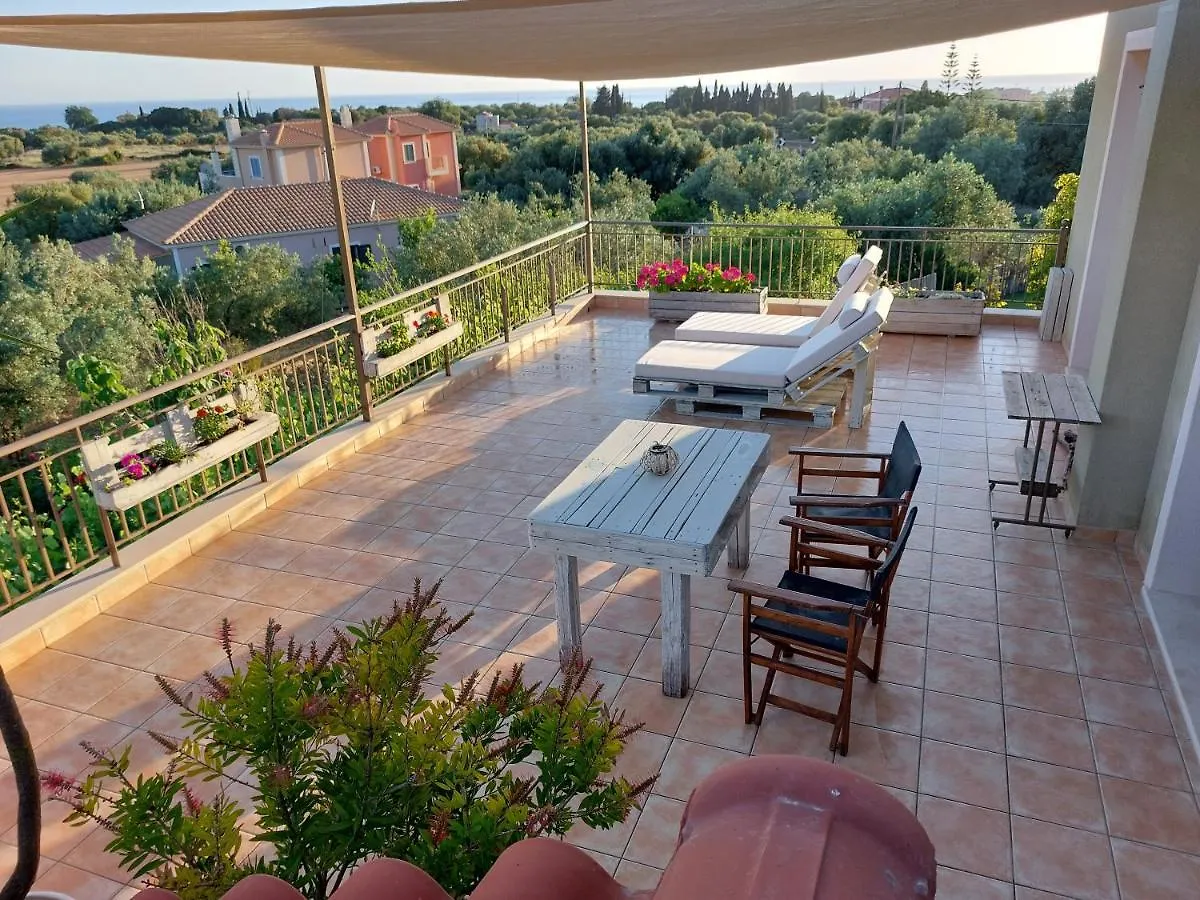 Anio Residence - Rustic Modern With Sea And Mountain View Terrace Svoronata