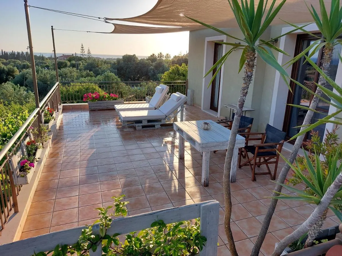 Anio Residence - Rustic Modern With Sea And Mountain View Terrace Svoronata 0*,