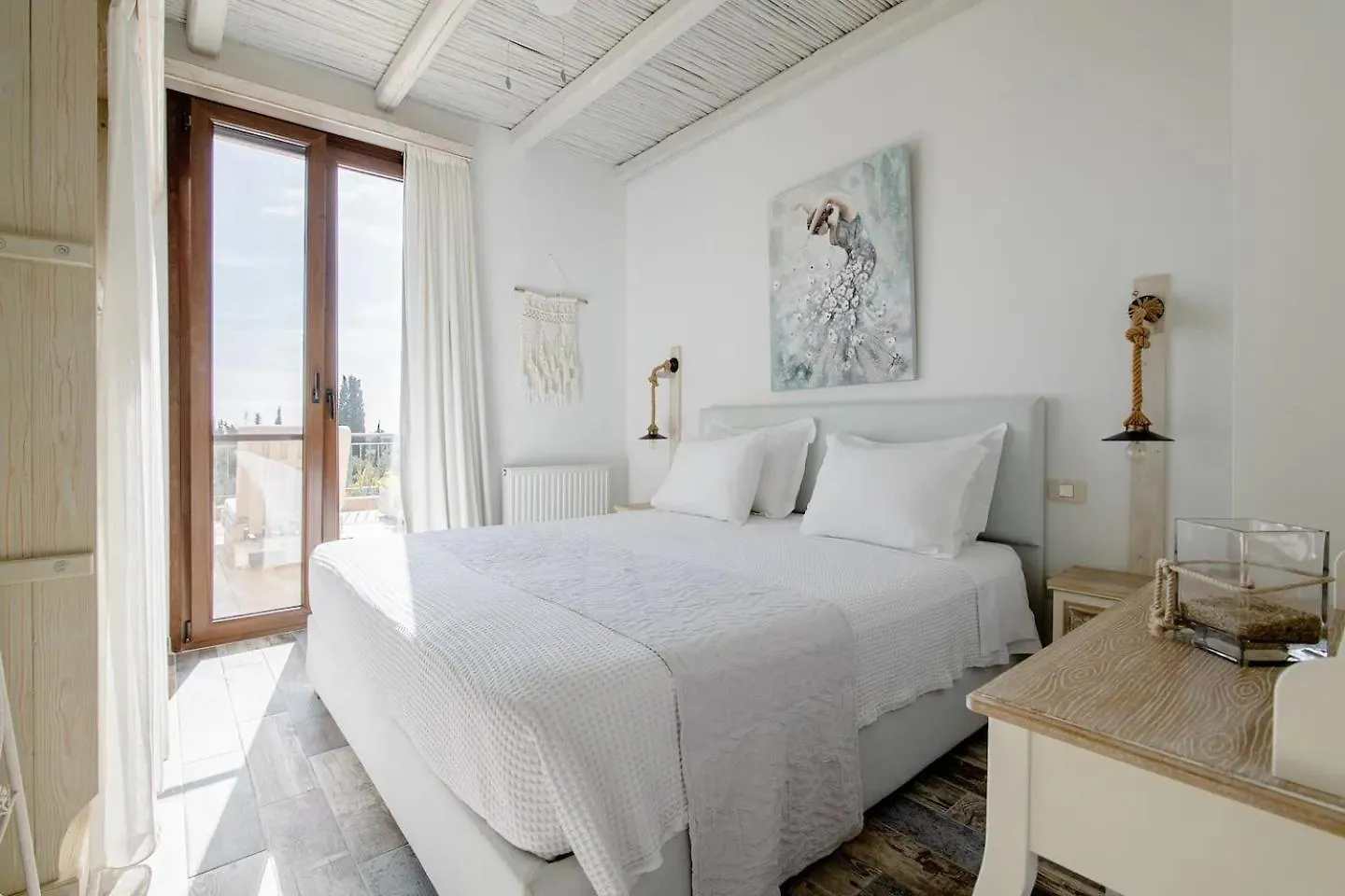 Villa Anio Residence - Rustic Modern With Sea And Mountain View Terrace Svoronata