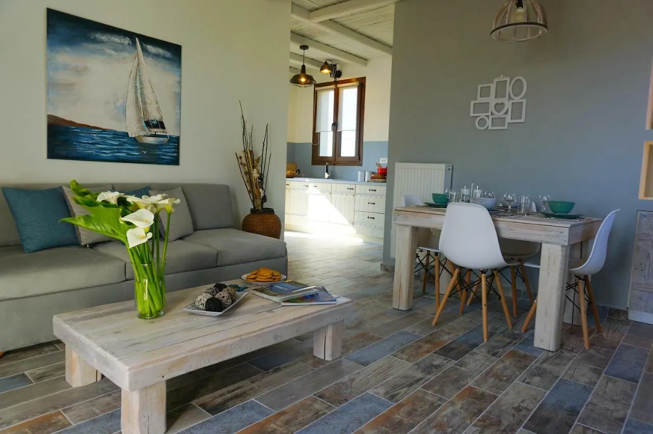 Anio Residence - Rustic Modern With Sea And Mountain View Terrace Svoronata